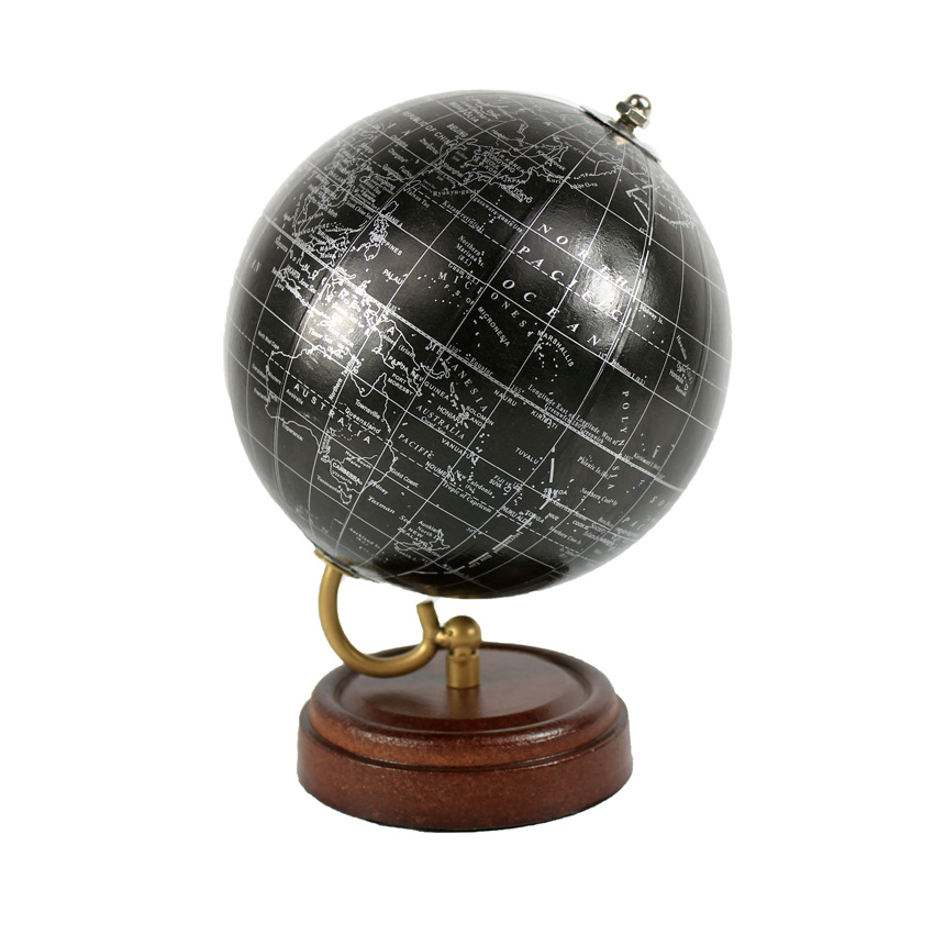 Retro style iron world earth globe -GJ0100
