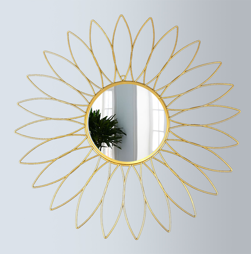 Gold Wall Mirror Decorative M-002