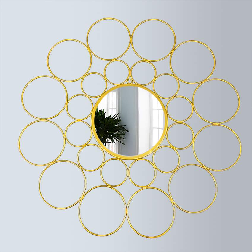 Gold Wall Mirror Decorative M-003
