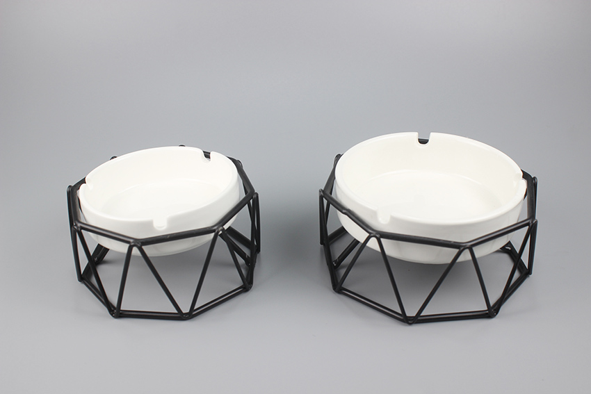 Iron ceramic ashtray-YHG-004