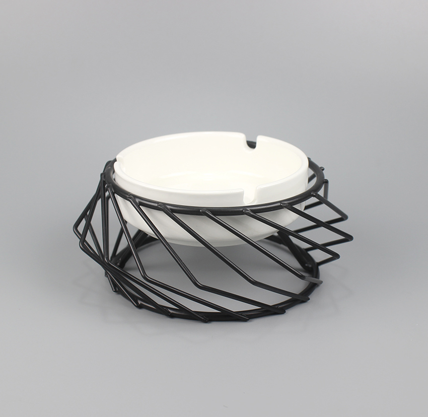 Iron ceramic ashtray-YHG-006