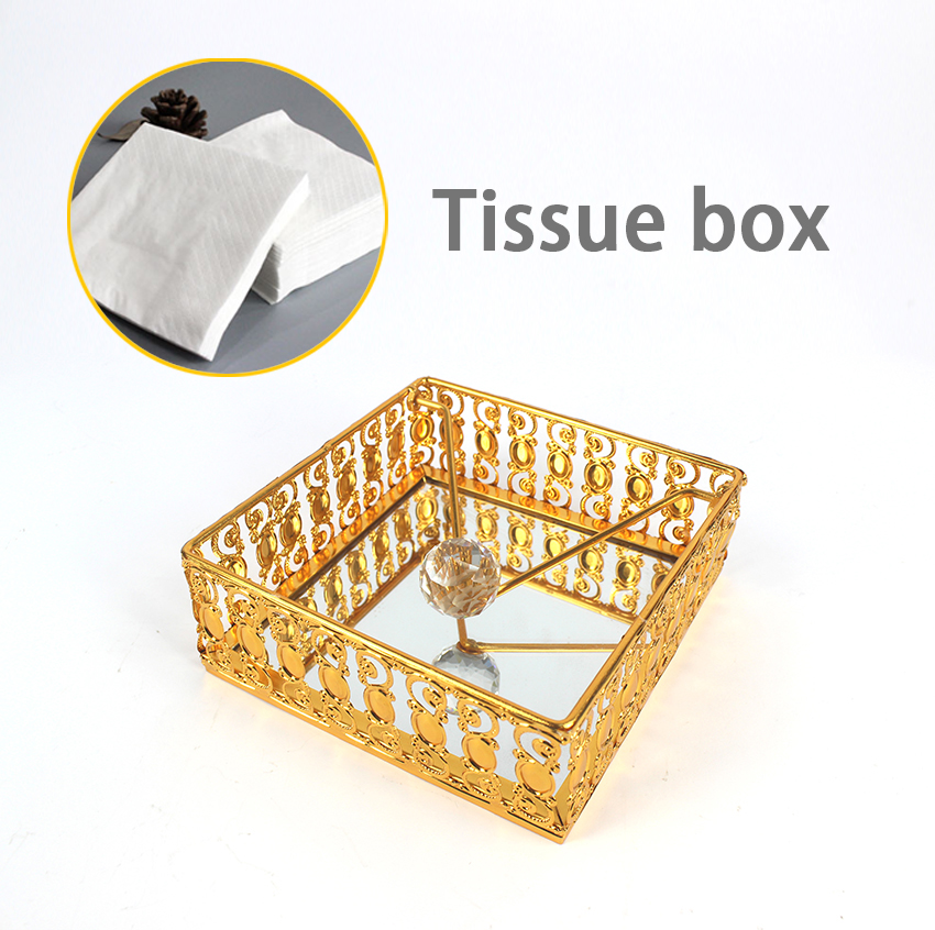 Iron plated tissue box WT-016