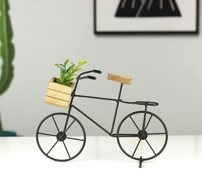Bicycle ornaments with plants KD-9142