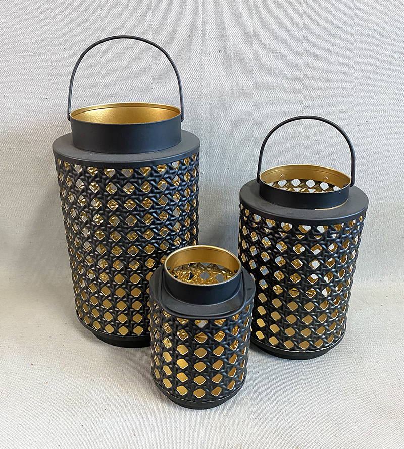 Iron gold candle holder YS-190