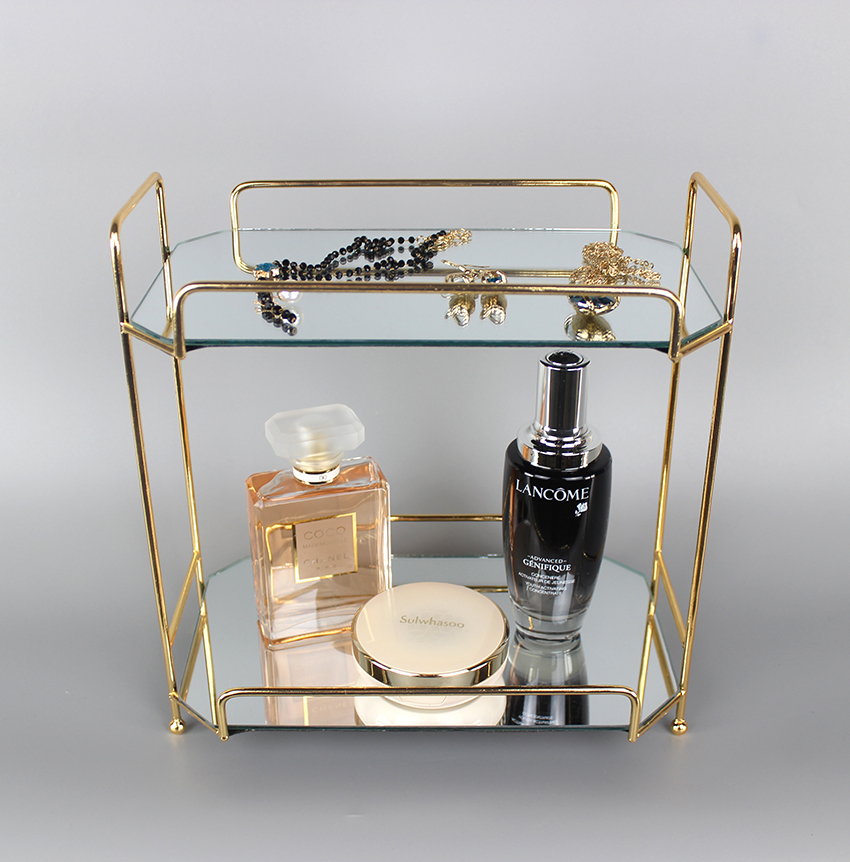 Electroplated cosmetic rack JR-020