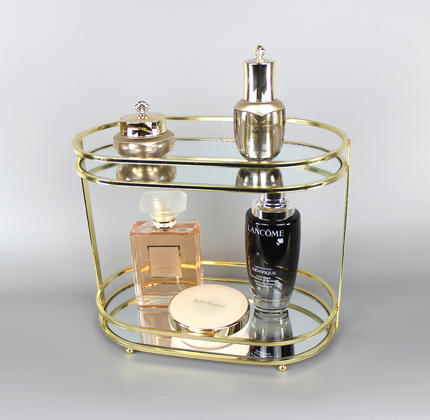 Electroplated cosmetic rack JR-019