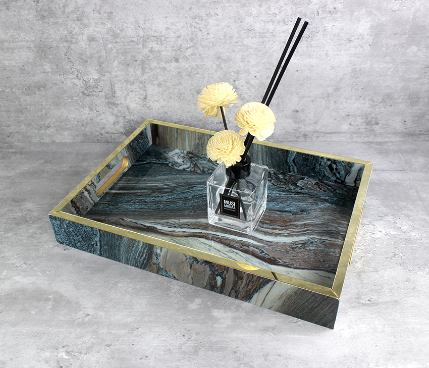 Marbled tray KD-8328