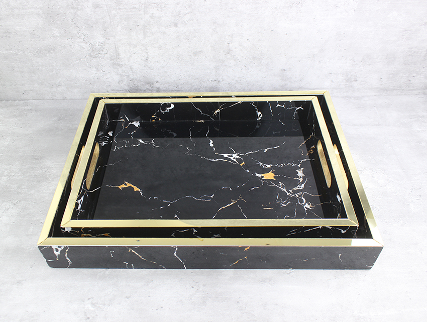 Marbled tray KD-8330