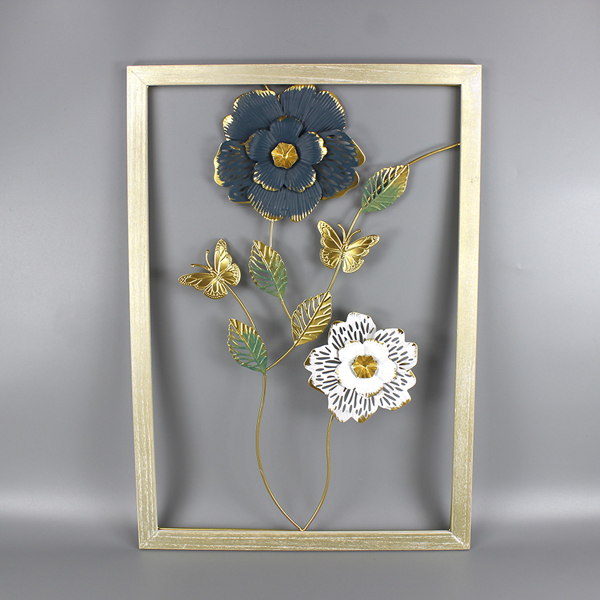 Wooden frame and iron art KD-2935